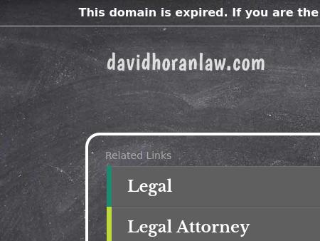 Attorney David A. Horan