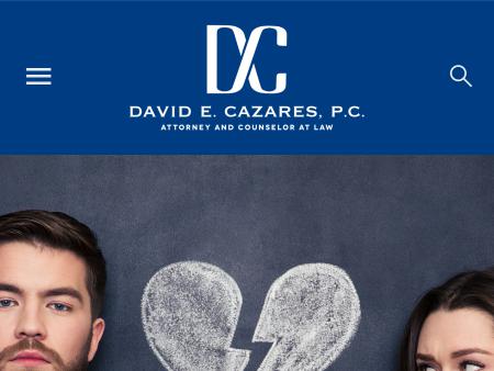 David E. Cazares, P.C. Attorney and Counselor at Law