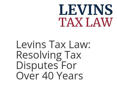 Levins Tax Law