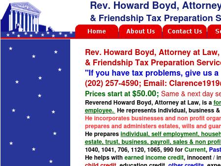 Rev. Howard Boyd, Attorney at Law
