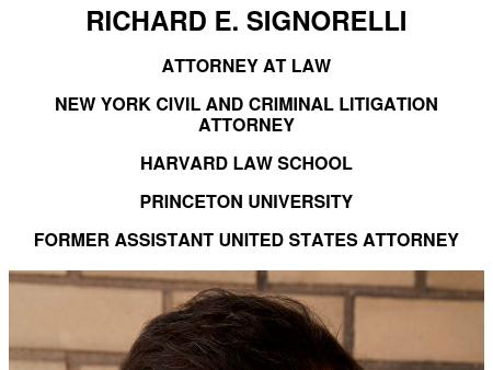Richard E. Signorelli, Attorney at Law
