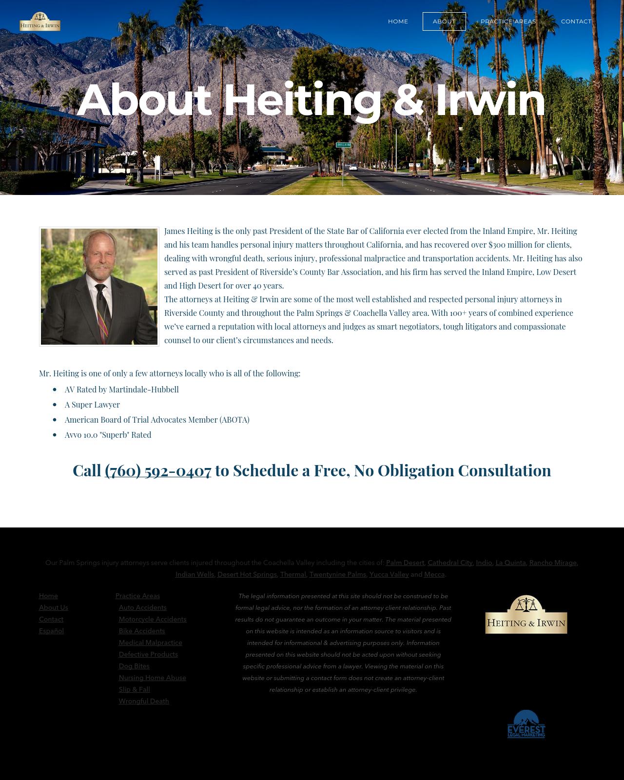 Coachella Valley Injury Law - Palm Springs CA Lawyers