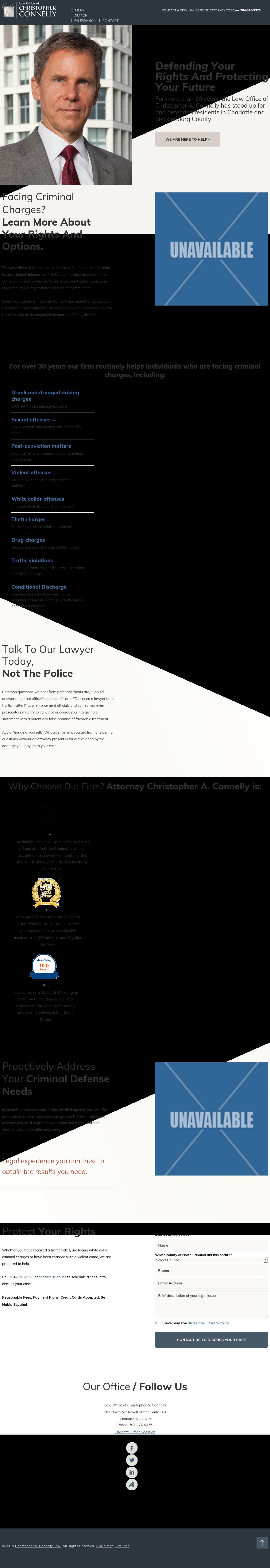 Law Office of Christopher A. Connelly - Charlotte NC Lawyers