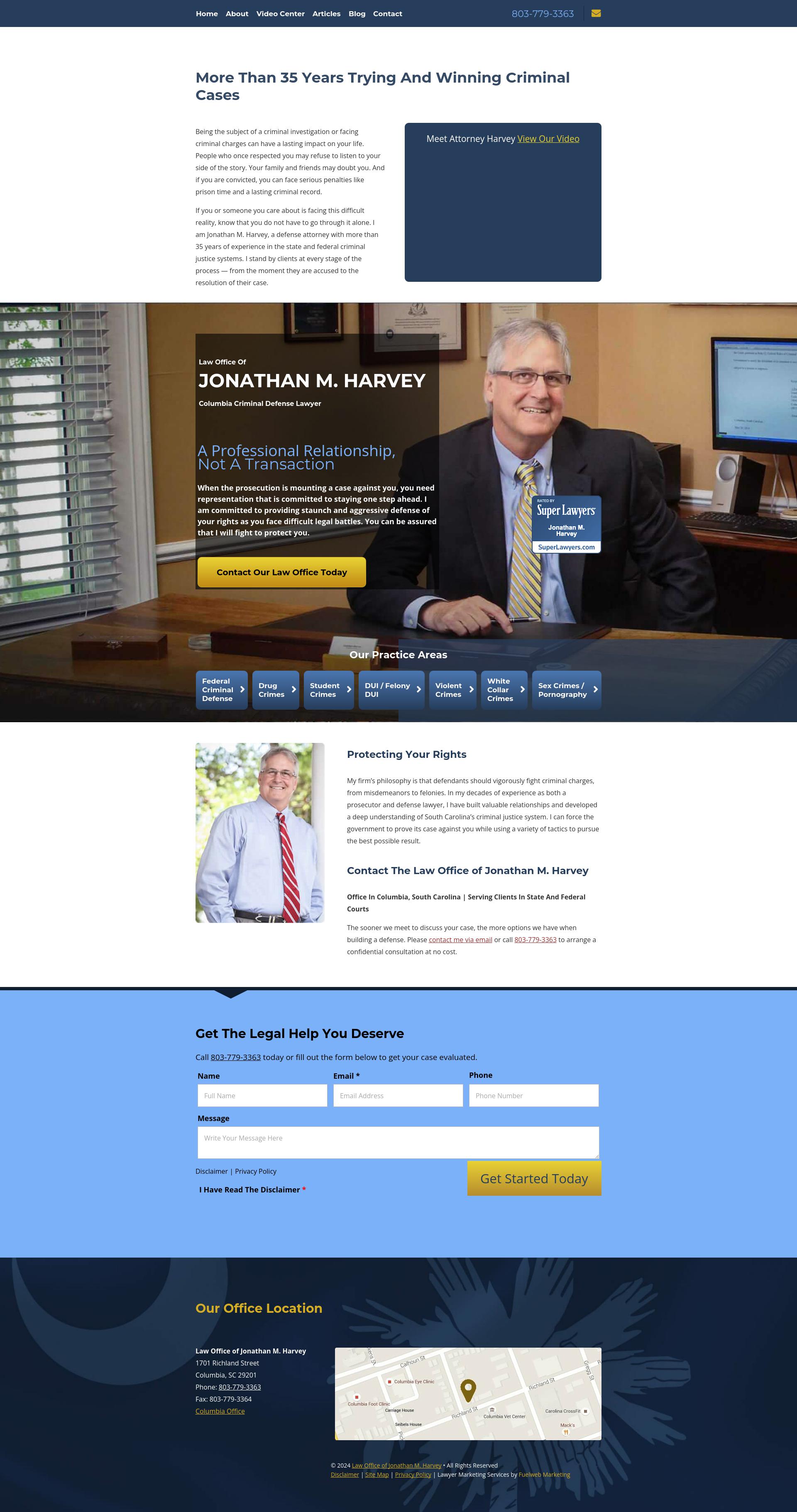 Law Offices of Jonathan M. Harvey - Columbia SC Lawyers