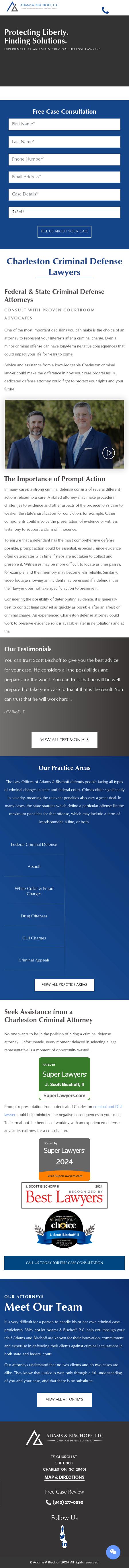 Adams & Bischoff - Charleston SC Lawyers