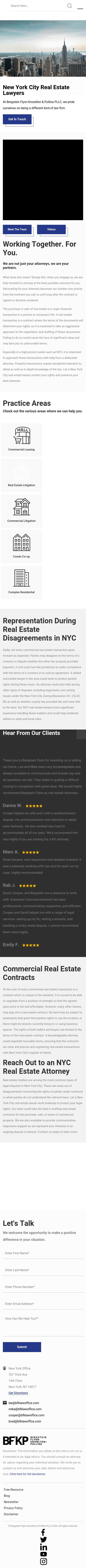 Bergstein Flynn Knowlton & Pollina PLLC - New York NY Lawyers