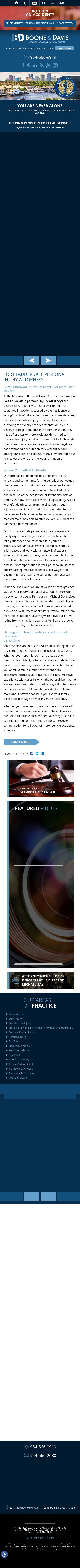 Boone & Davis, Attorneys at Law - Fort Lauderdale FL Lawyers