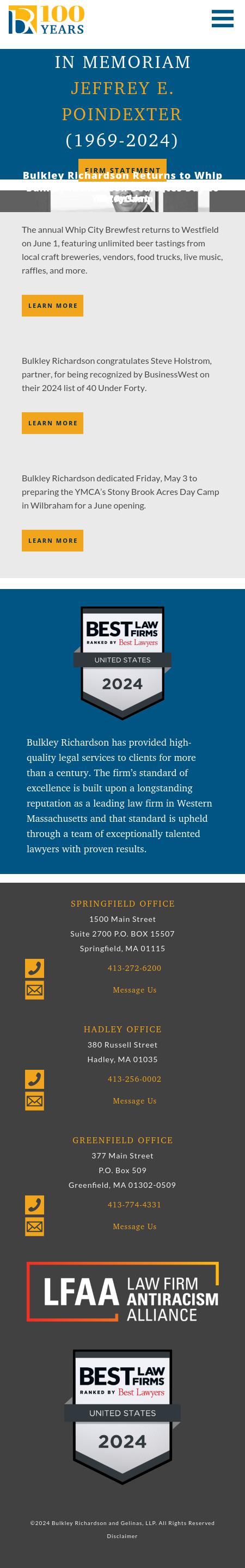Bulkley, Richardson and Gelinas, LLP - Boston MA Lawyers