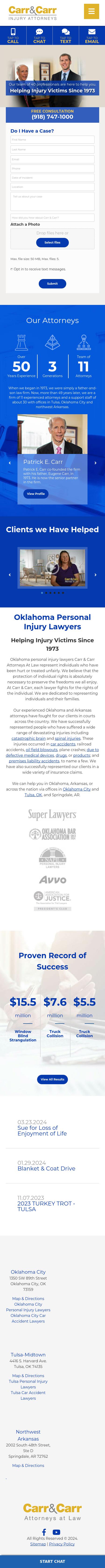 Carr & Carr, Attorneys at Law - Oklahoma City OK Lawyers