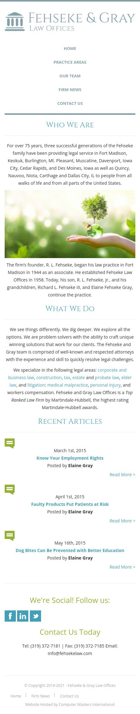 Fehseke and Gray - Fort Madison IA Lawyers