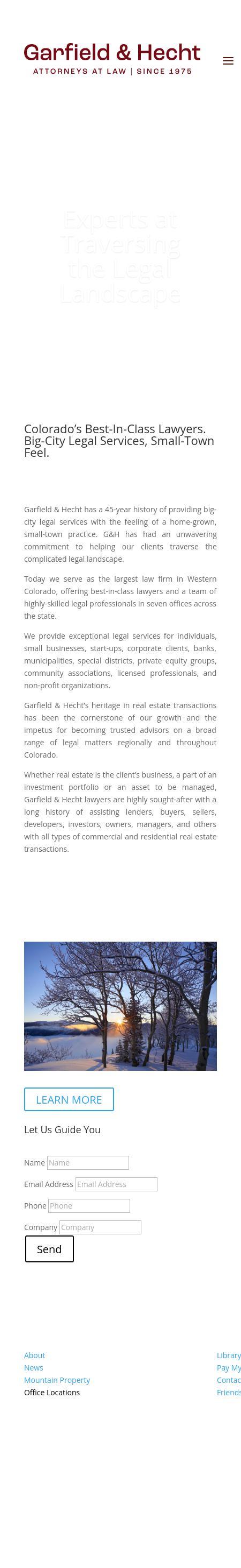 Garfield & Hecht, P.C. - Aspen CO Lawyers