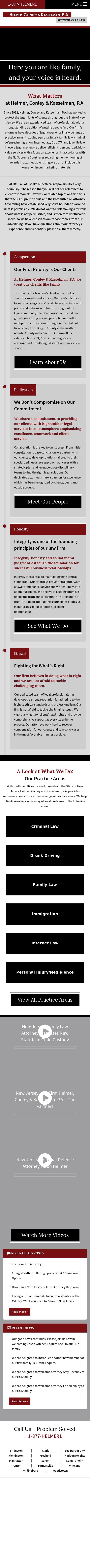 Helmer, Conley & Kasselman, P.A. - New Brunswick NJ Lawyers