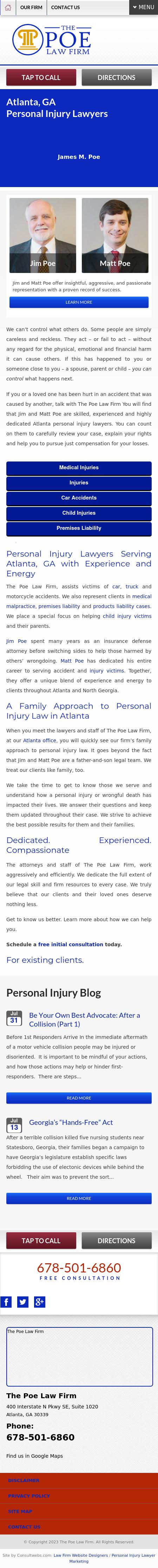 James M. Poe PC - Atlanta GA Lawyers