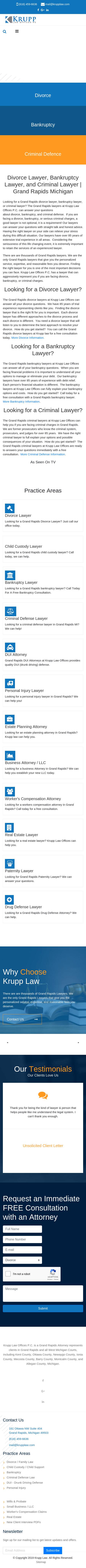 Krupp Law Offices - Grand Rapids MI Lawyers
