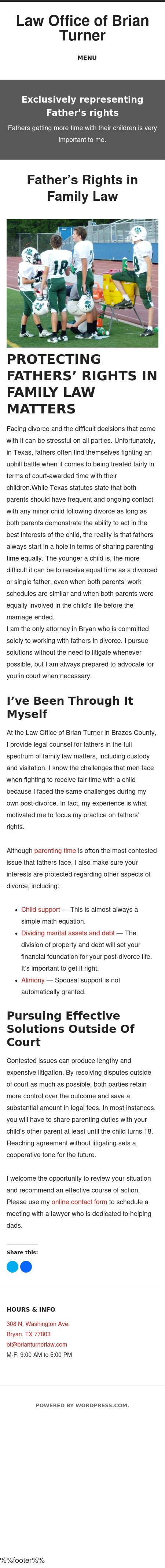 Law Office of Brian Turner - Austin TX Lawyers