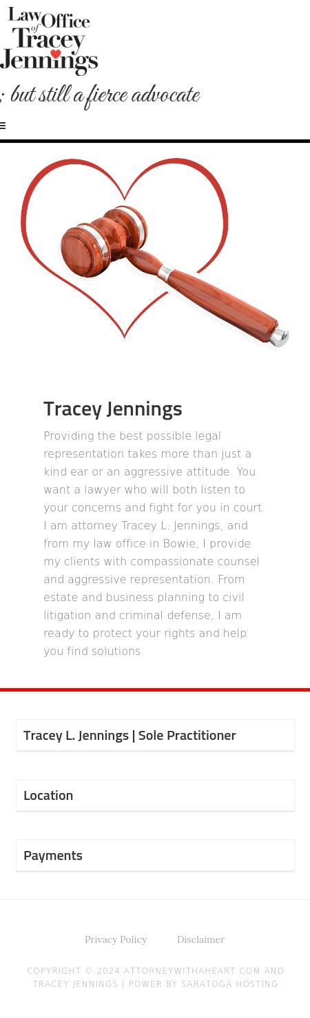 Law Office of Tracey L. Jennings - Bowie TX Lawyers