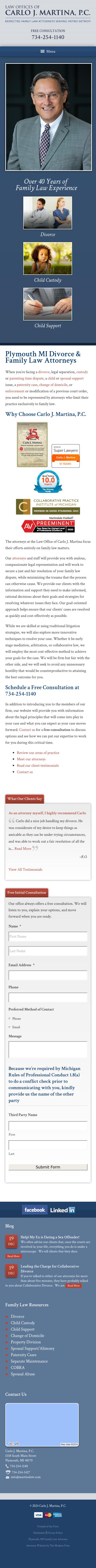 Law Offices of Carlo J. Martina, P.C. - Plymouth MI Lawyers