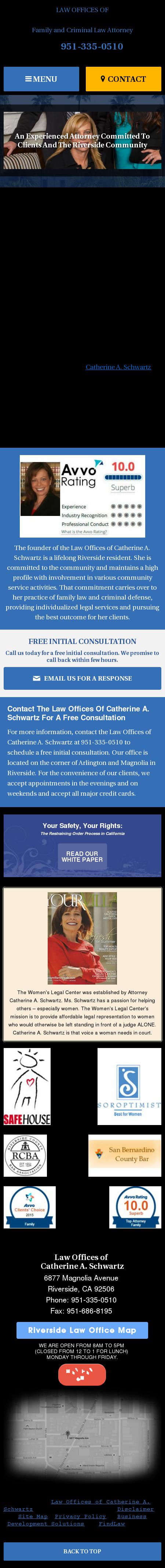 Law Offices of Catherine A. Schwartz - Riverside CA Lawyers