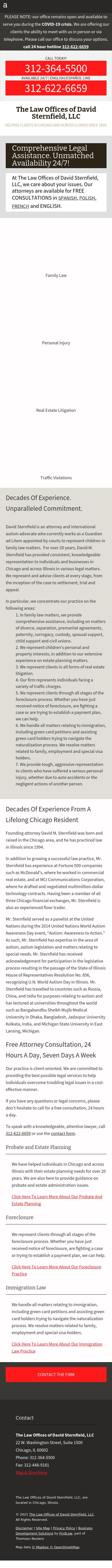 Law Offices of David M. Sternfield - Chicago IL Lawyers