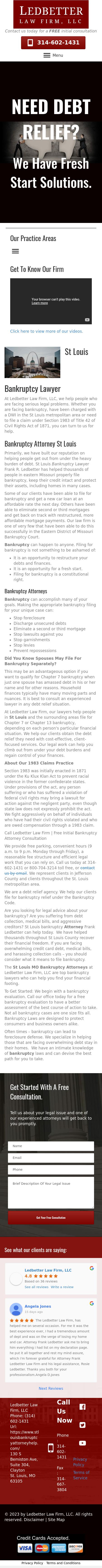 Ledbetter Law Firm, LLC - St. Louis MO Lawyers