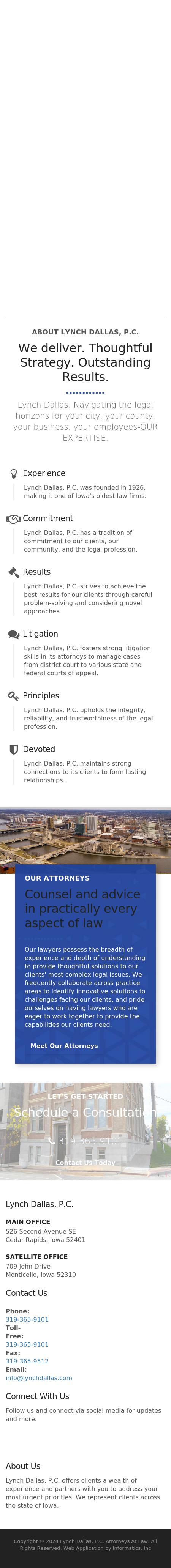 Lynch Dallas PC - Cedar Rapids IA Lawyers