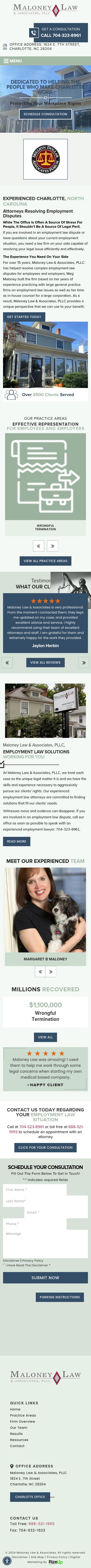 Maloney Law & Associates, P.L.L.C. - Charlotte NC Lawyers