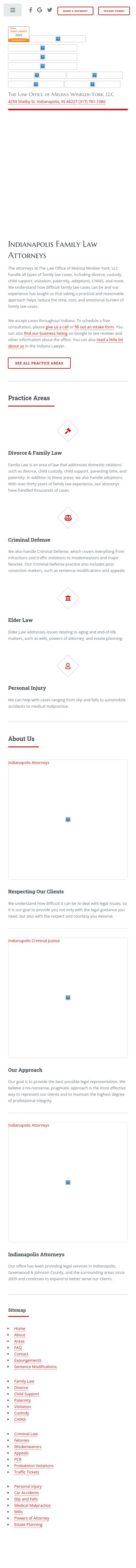 Melissa Winkler York - Indianapolis IN Lawyers