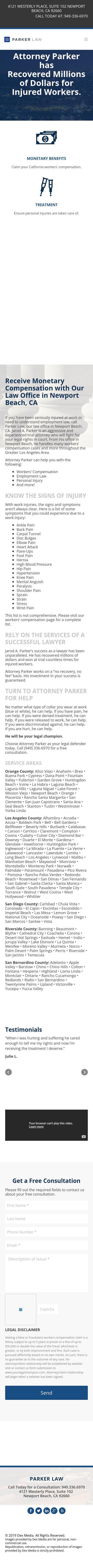 Parker Law - Newport Beach CA Lawyers