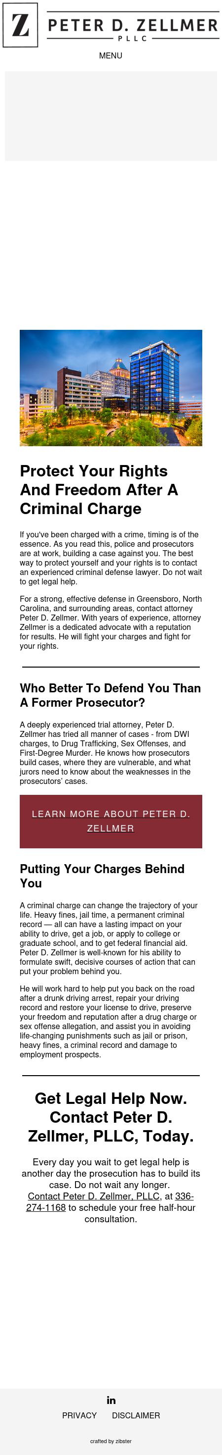 Peter D. Zellmer, PLLC - Greensboro NC Lawyers