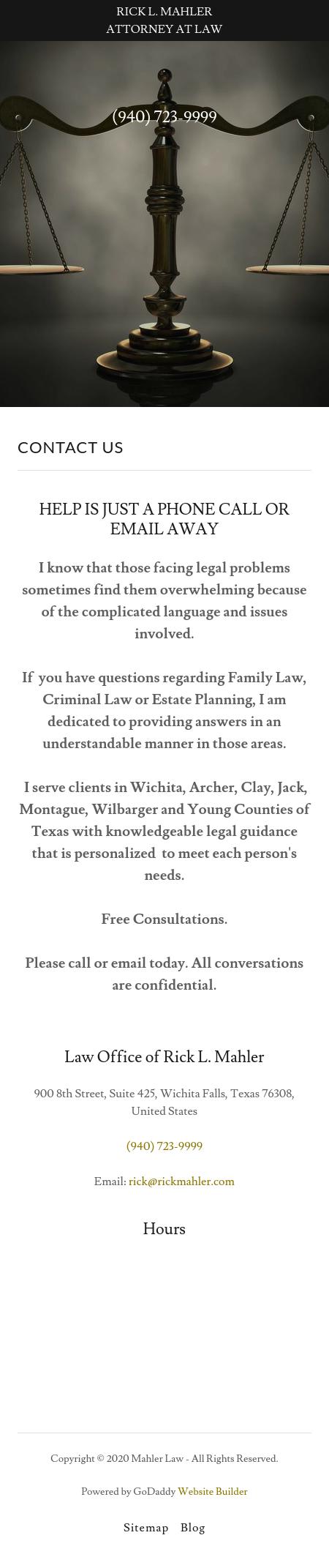 Rick L Mahler Attorney at Law - Wichita Falls TX Lawyers