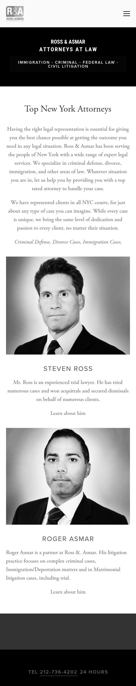 Ross And Asmar Attorneys At Law - New York NY Lawyers