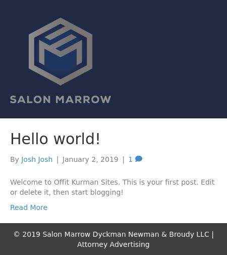 Salon Marrow Dyckman Newman  & Broudy, LLP - Weston CT Lawyers