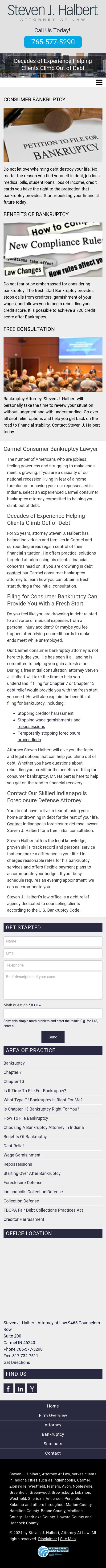 Steven J. Halbert, Attorney At Law - Carmel IN Lawyers