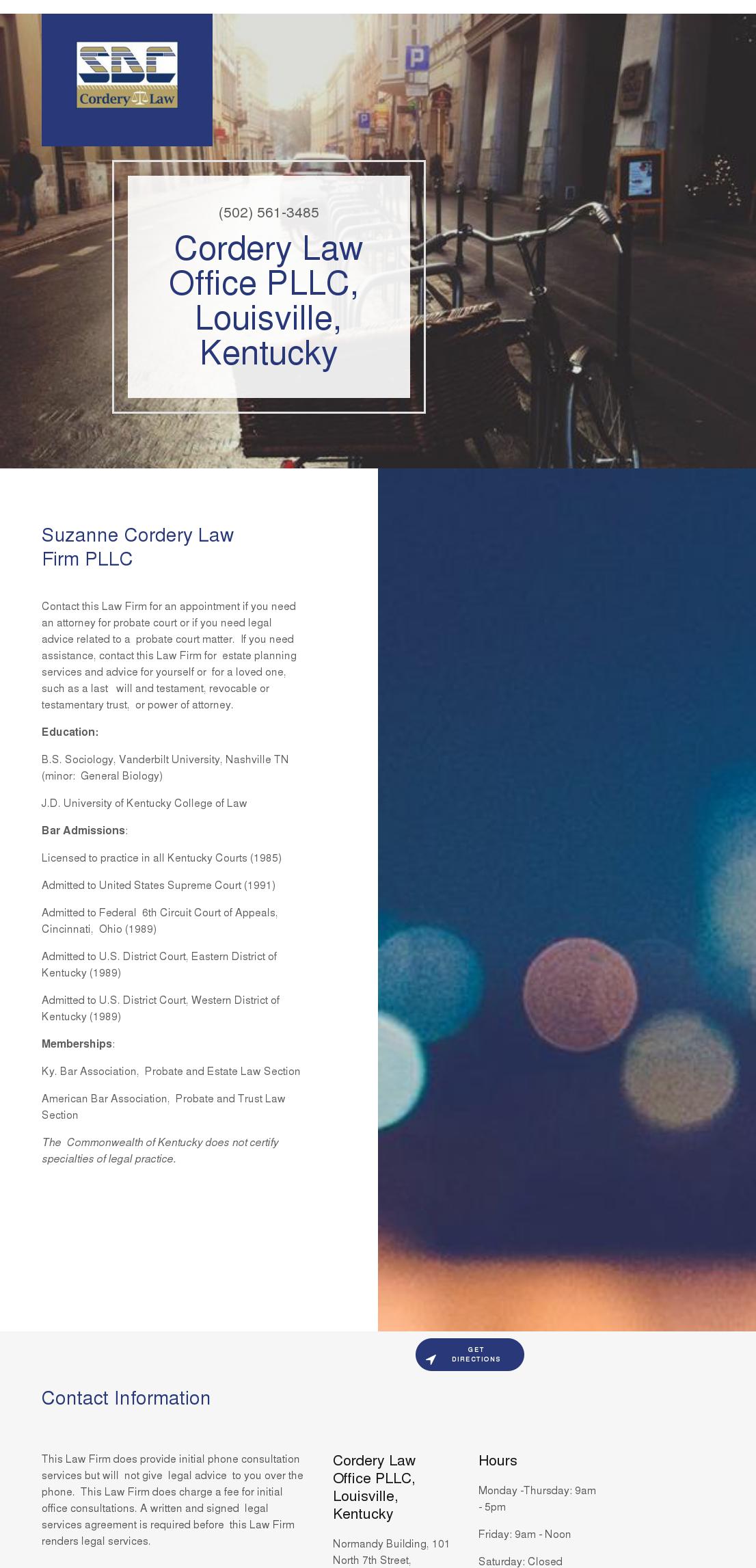 Suzanne D. Cordery Law PLLC - Louisville KY Lawyers