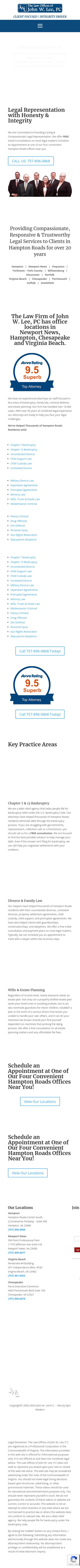 The Law Firm of John W. Lee, P.C. - Hampton VA Lawyers