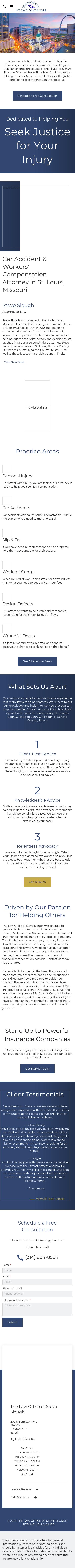 The Law Office of Steve Slough - St. Louis MO Lawyers