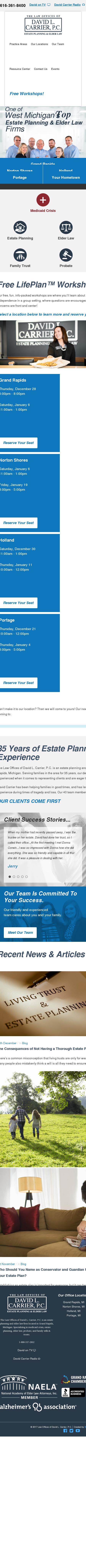 The Law Offices of David Carrier - Grand Rapids MI Lawyers