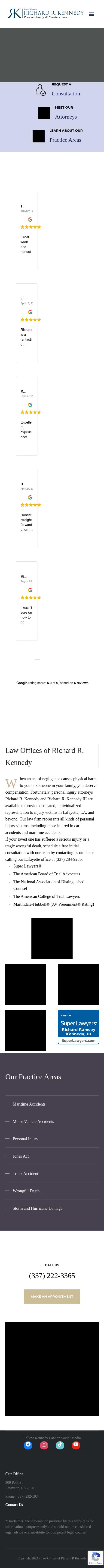 The Law Offices of Richard R. Kennedy, APLC - Lafayette LA Lawyers