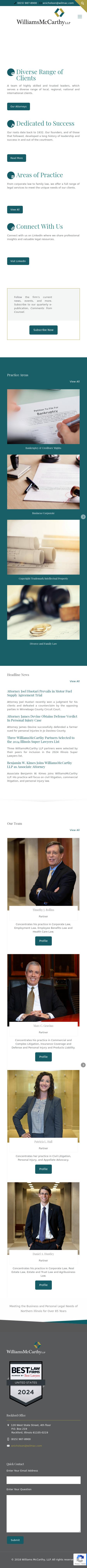 WilliamsMcCarthy LLP - Oregon IL Lawyers