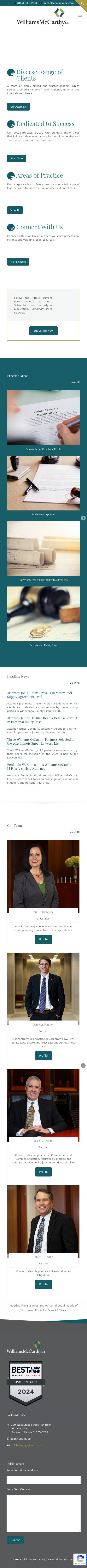 WilliamsMcCarthy LLP - Rockford IL Lawyers