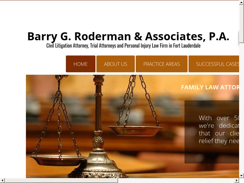 Barry G. Roderman & Associates, P.A. - Boca Raton FL Lawyers