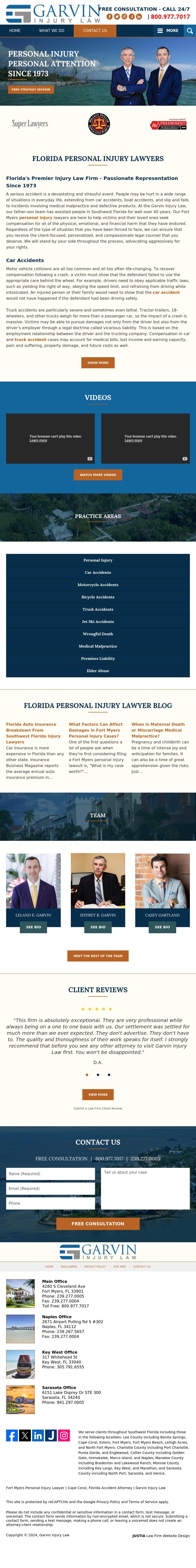 Garvin Law Firm - Naples FL Lawyers