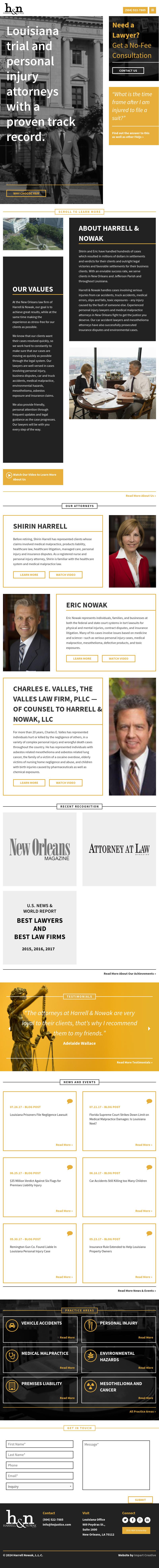 Harrell & Nowak, LLC - New Orleans LA Lawyers