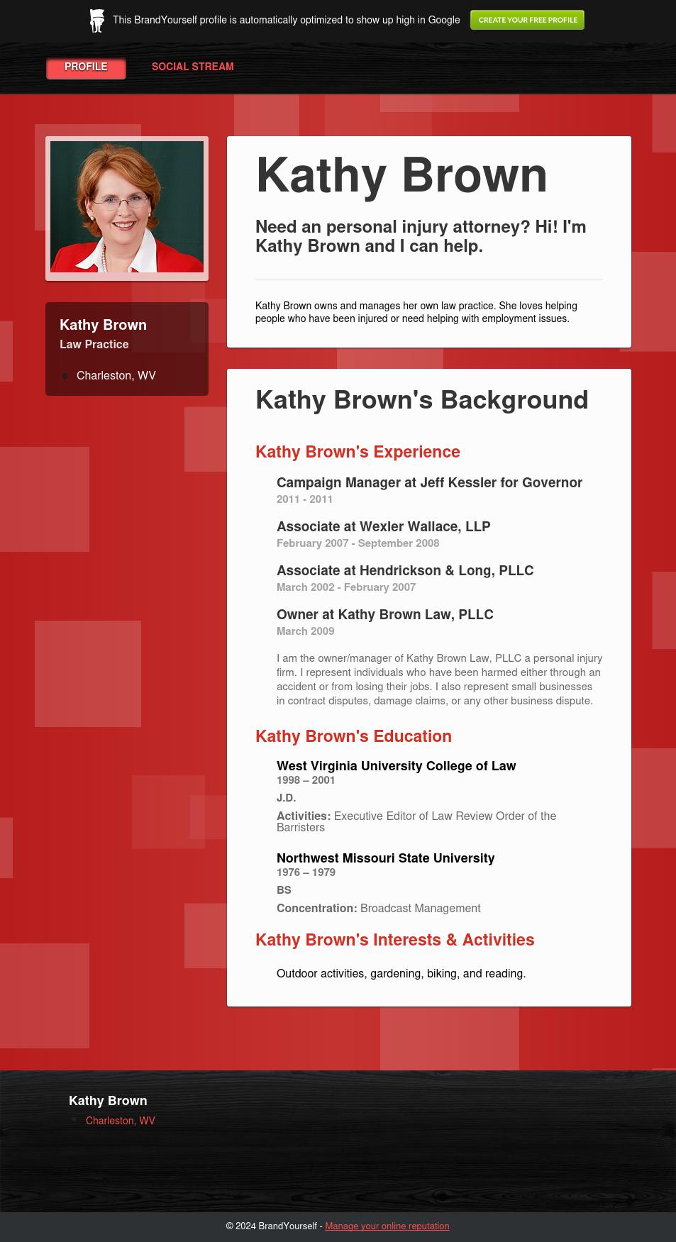 Kathy Brown Law, PLLC - Charleston WV Lawyers