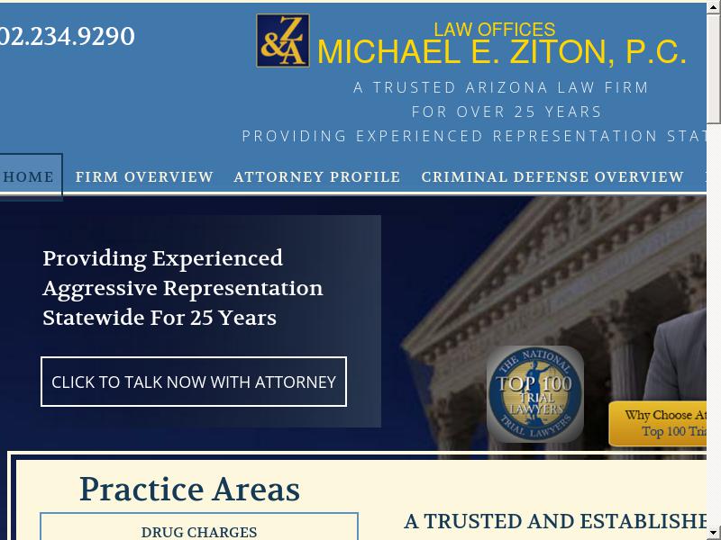 Law Offices Michael E. Ziton, P.C. - Phoenix AZ Lawyers