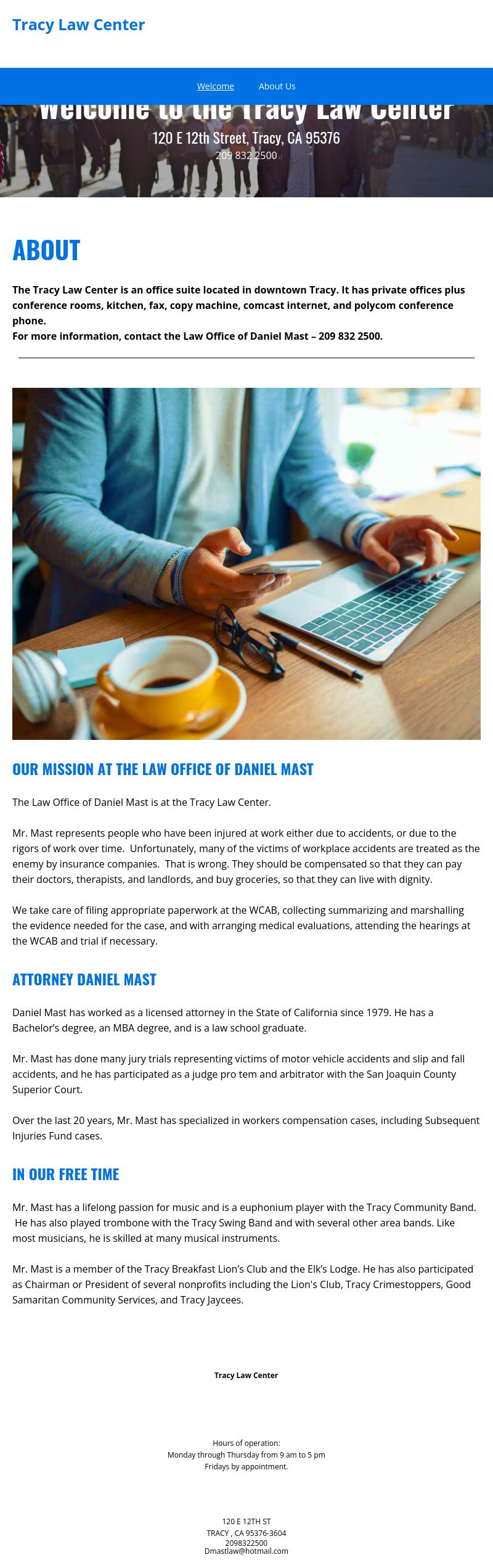 Law Offices of Daniel P. Mast - Tracy CA Lawyers