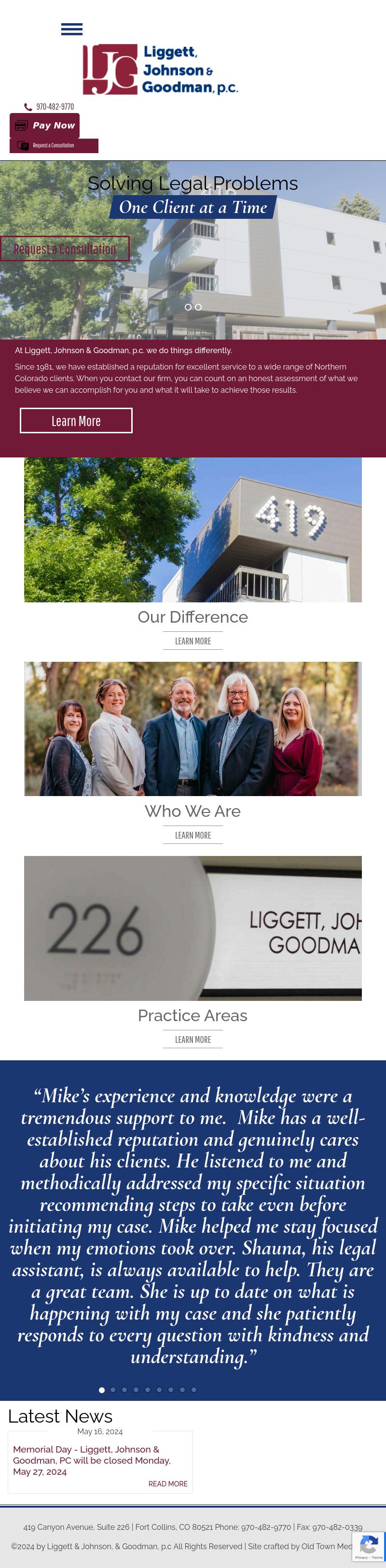 Liggett & Johnson, P.C. - Fort Collins CO Lawyers