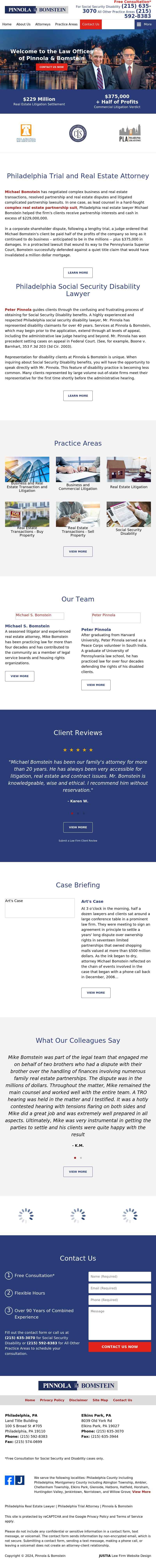 Pinnola & Bomstein - Philadelphia PA Lawyers