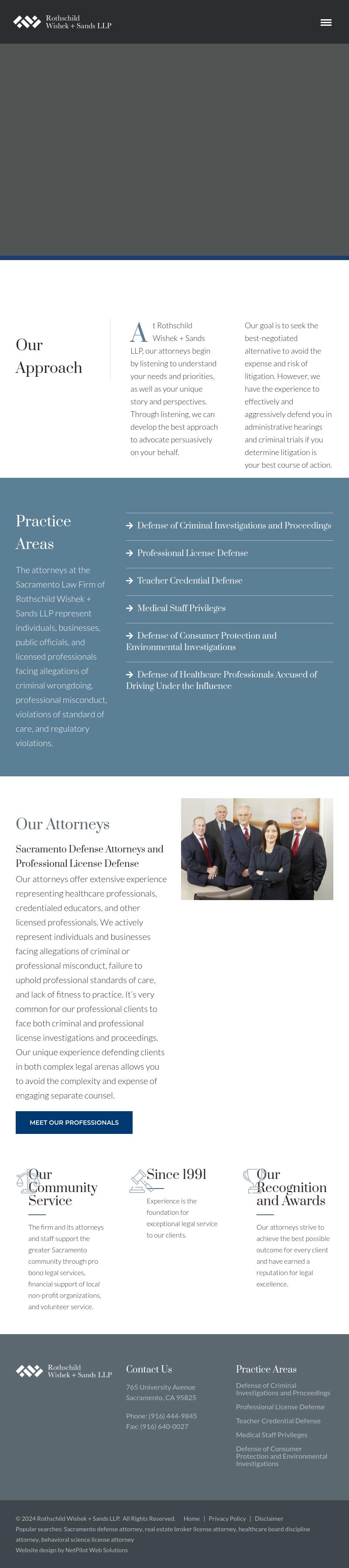 Rothschild Wishek & Sands LLP - Sacramento CA Lawyers