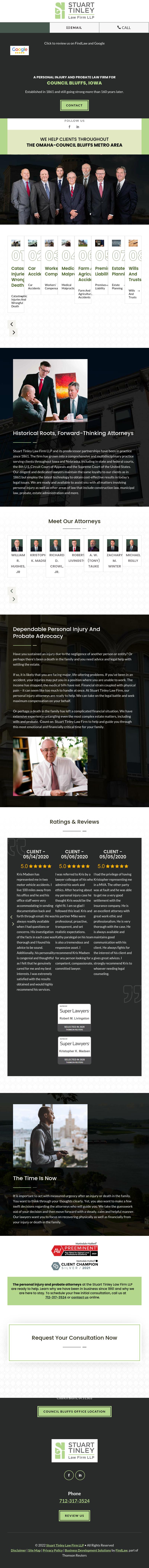 Stuart Tinley Law Firm LLP - Council Bluffs IA Lawyers